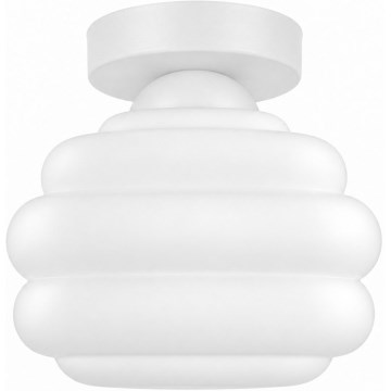 BRILAGI - Lampa sufitowa LED RETRO GLASS 1xE27/60W/230V Ø 20 cm biała/biała