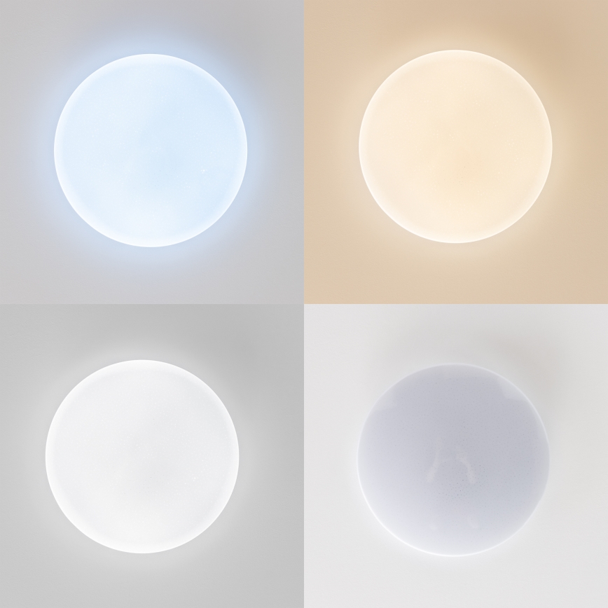 Brilagi - ściemnialny plafon LED SMART STARS LED/36W/230V śr. 48 cm 3000–6000K Wi‑Fi Tuya Beacon + pilot zdalnego sterowania