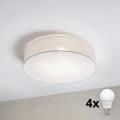 Brilagi - Lampa sufitowa LED SIRIJA 4xE27/15W/230V Ø 60 cm biała