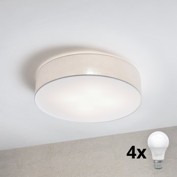 Brilagi - Lampa sufitowa LED SIRIJA 4xE27/15W/230V Ø 60 cm biała