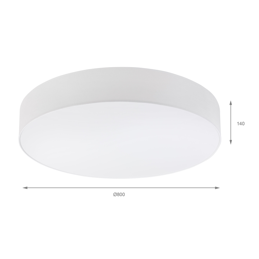 Brilagi - Lampa sufitowa LED SIRIJA 6xE27/60W/230V śr. 80 cm biała