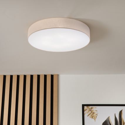 Brilagi - Lampa sufitowa LED SIRIJA 6×E27/15W/230V Ø 80 cm beżowa