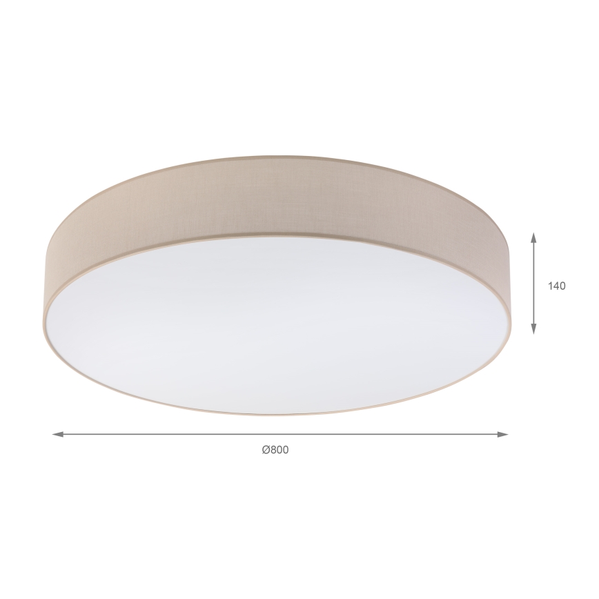 Brilagi - Lampa sufitowa LED SIRIJA 6×E27/15W/230V Ø 80 cm beżowa