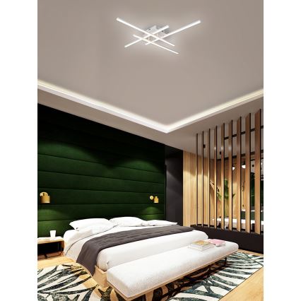 Brilagi - Lampa sufitowa LED STRIPES LED/37W/230V 68x68 cm biała