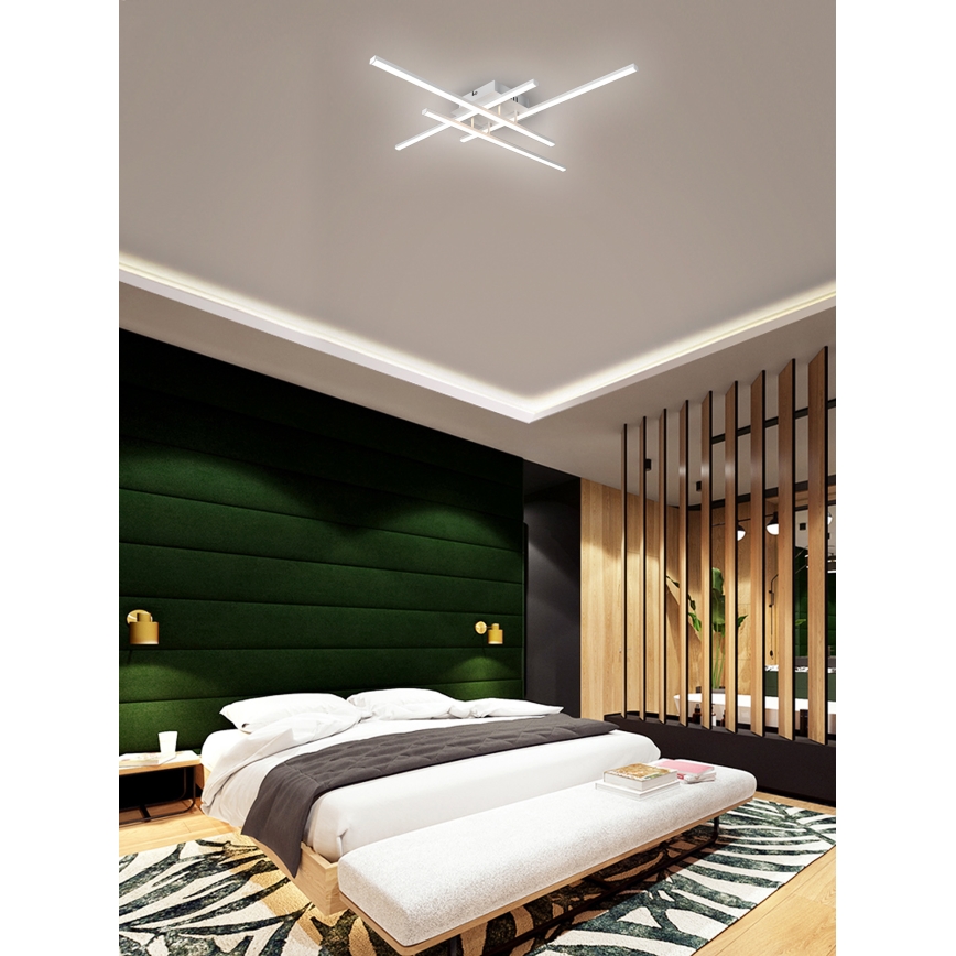 Brilagi - Lampa sufitowa LED STRIPES LED/37W/230V 68x68 cm biała