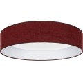 Brilagi - Lampa sufitowa LED VELVET SIMPLE LED/36W/230V 3000K śr. 55 cm bordowa