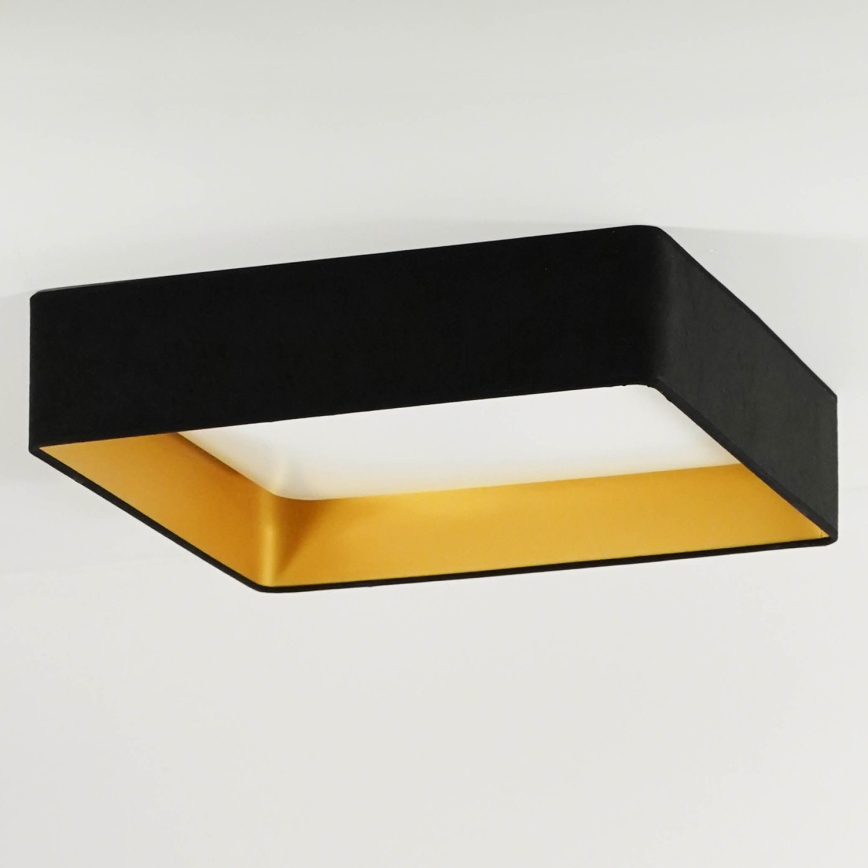 Brilagi - Lampa sufitowa LED VELVET SQUARE LED/24W/230V 43x43 cm czarna