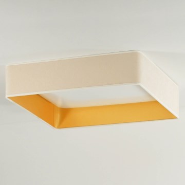 Brilagi - Lampa sufitowa LED VELVET SQUARE LED/24W/230V 43x43 cm kremowa