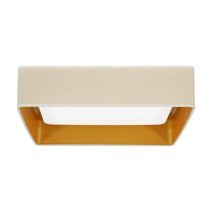 Brilagi - Lampa sufitowa LED VELVET SQUARE LED/24W/230V 43x43 cm kremowa