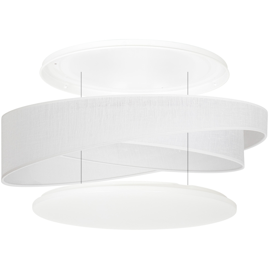 BRILAGI - Lampa sufitowa LED VELVET TWIST LED/24W/230V 4000K śr. 55 cm biała