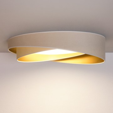 BRILAGI - lampa sufitowa LED VELVET TWIST LED/24W/230V 4000K średnica 55 cm biała/złota