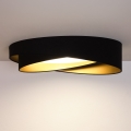 BRILAGI - Lampa sufitowa LED VELVET TWIST LED/24W/230V 4000K średnica 55 cm czarna/złota