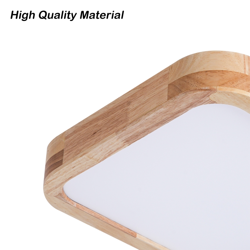 Brilagi - Oprawa sufitowa LED WOODLINE SQUARE LED/32W/230V 3000/4000/6000K dąb 30x30 cm
