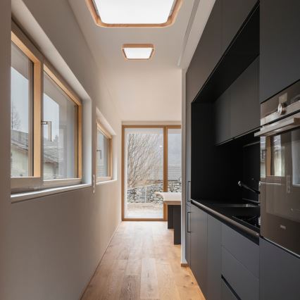 Brilagi - LED Regulowane natynkowe oświetlenie sufitowe MANAROLA CUBIC LED/24W/230V 3000-6500K dąb + pilot zdalnego sterowania