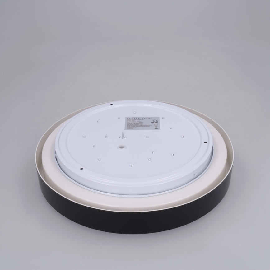 Brilagi - Lampa sufitowa MATTEO LED/24W/230V Ø 31 cm czarna
