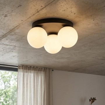 Brilagi - Lampa sufitowa MILO 3xE27/60W/230V śr. 35 cm czarna
