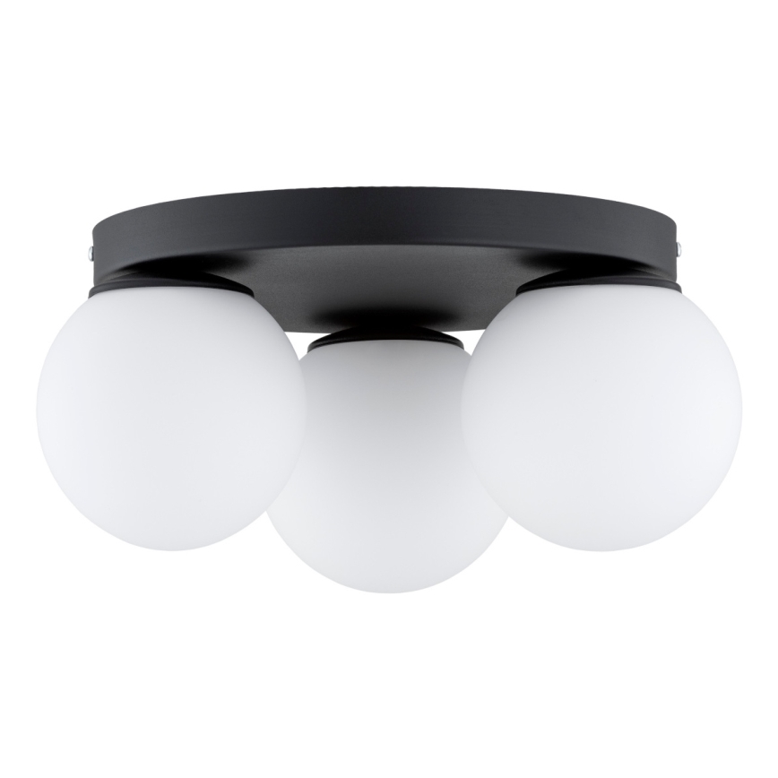 Brilagi - Lampa sufitowa MILO 3xE27/60W/230V śr. 35 cm czarna
