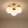 Brilagi - Lampa sufitowa MILO 3xE27/60W/230V Ø 35 cm złota