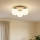 Brilagi - Lampa sufitowa MILO ECRU 3xE27/60W/230V, śr. 35 cm, beżowo-złota