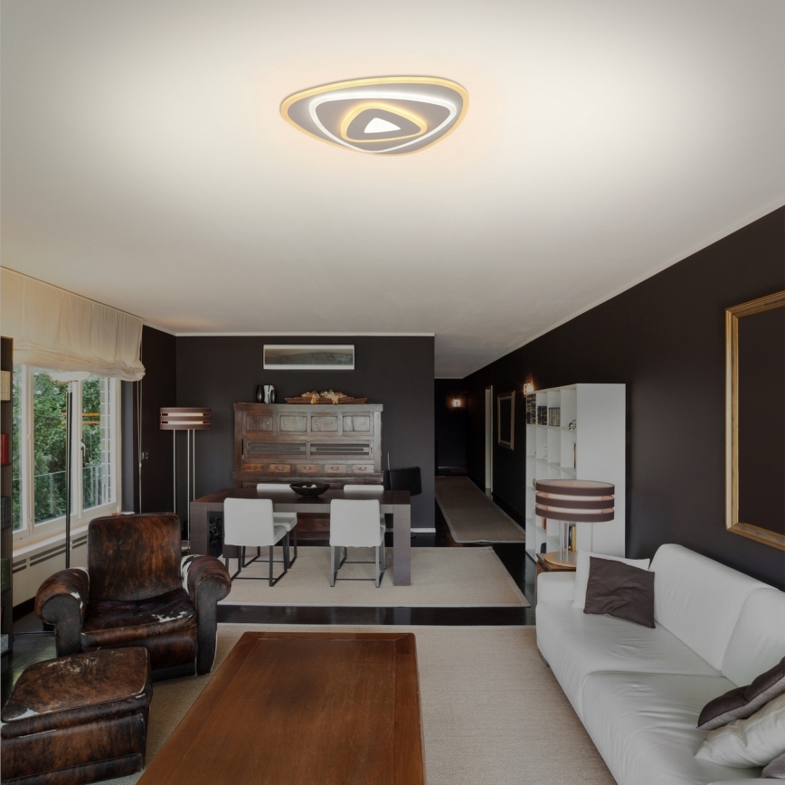 Brilagi - Ściemnialna oprawa sufitowa LED MODERN MINI LED/45W/230V 3000-6000K 30x30 cm + z pilotem