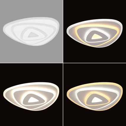 Brilagi - Ściemnialna oprawa sufitowa LED MODERN MINI LED/45W/230V 3000-6000K 30x30 cm + z pilotem