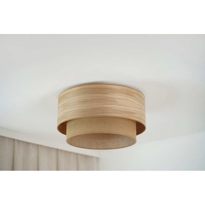 Brilagi - Lampa sufitowa MONTANA BOHO 1xE27/15W/230V śr. 45 cm brązowa