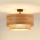 Brilagi - Lampa sufitowa MONTANA BOHO 1xE27/15W/230V śr. 45 cm brązowa
