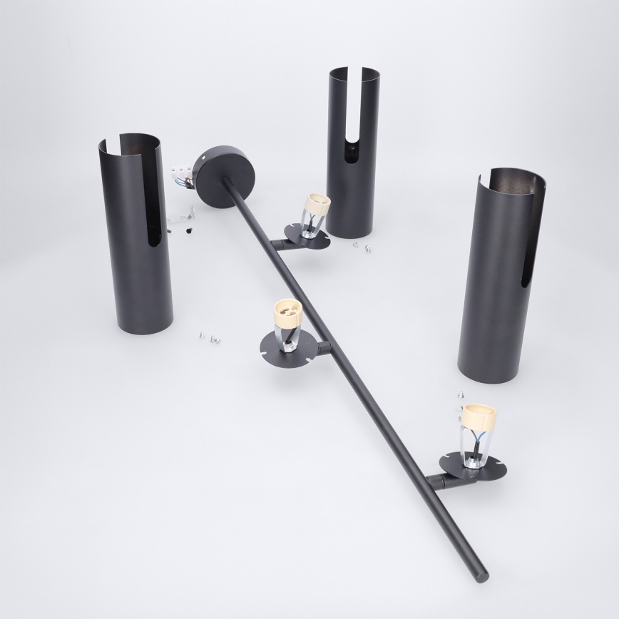 Brilagi - Lampa sufitowa na pręcie BRANCH 3xGU10/30W/230V czarna
