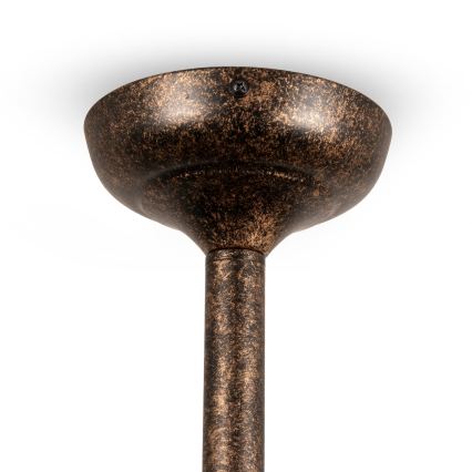 BRILAGI - Lampa sufitowa na pręcie FORGE 3xE27/60W/230V miedziana/patina