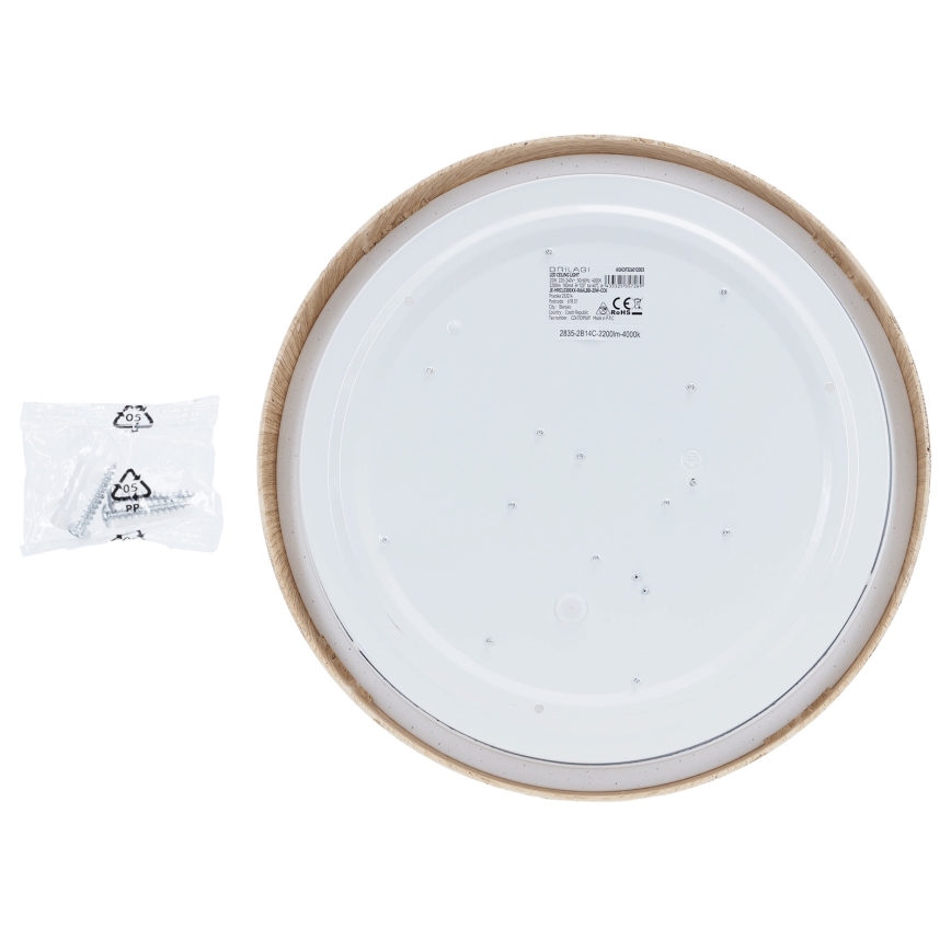 Brilagi - Lampa sufitowa NATURA LED/20W/230V 3000K śr. 33,7 cm