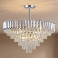 BRILAGI - Lampa sufitowa natynkowa ECLIPSE 12xE14/10W/230V śr. 78 cm srebrna