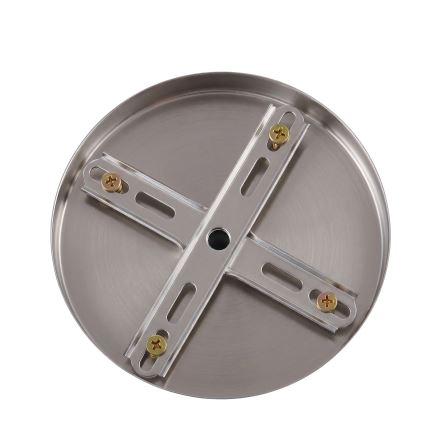 BRILAGI - Lampa sufitowa natynkowa ECLIPSE 12xE14/10W/230V śr. 78 cm srebrna