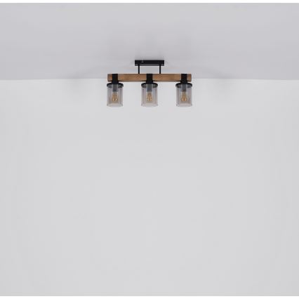 Brilagi - Lampa sufitowa natynkowa VISTA 3xE27/60W/230V dąb