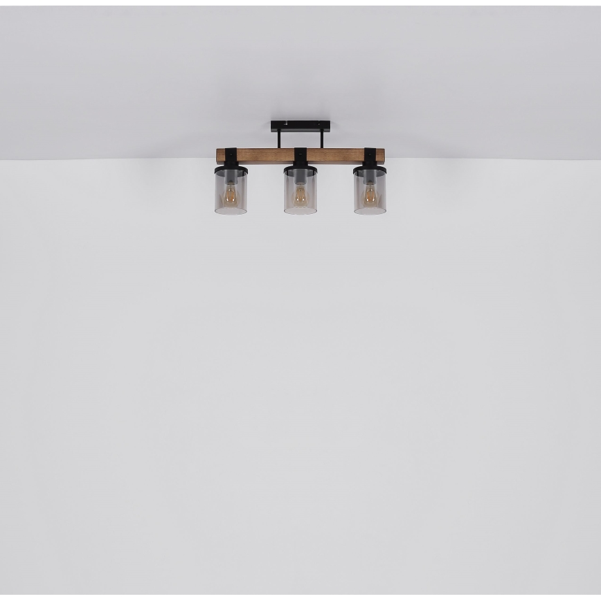 Brilagi - Lampa sufitowa natynkowa VISTA 3xE27/60W/230V dąb