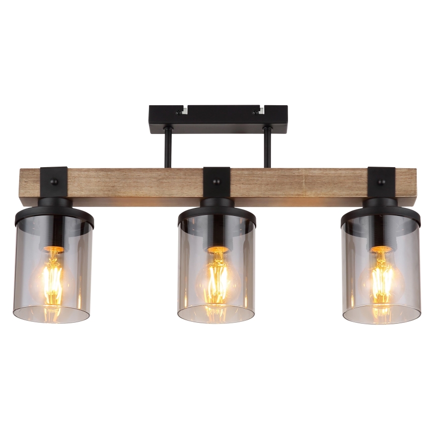 Brilagi - Lampa sufitowa natynkowa VISTA 3xE27/60W/230V dąb