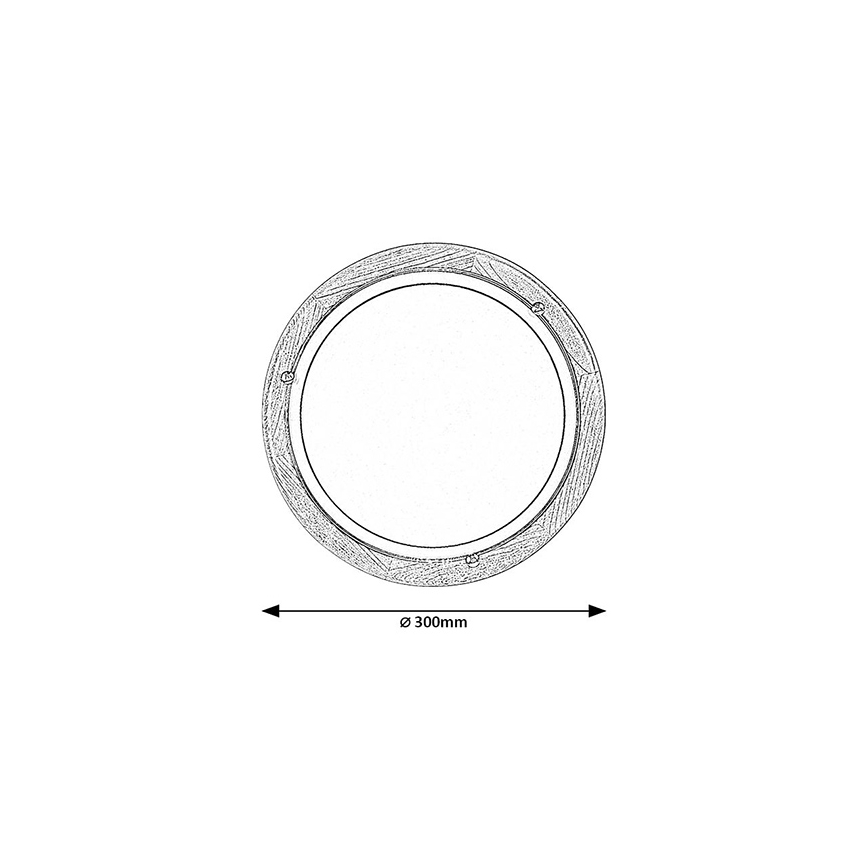 Brilagi - Lampa sufitowa ORBIS 1xE27/60W/230V Ø 30 cm sosna