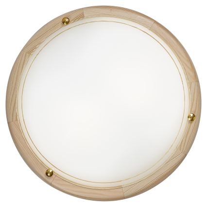 Brilagi - Lampa sufitowa ORBIS 2xE27/60W/230V, śr. 38 cm, sosna