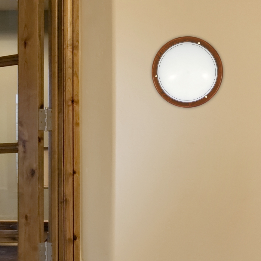 Brilagi - Lampa sufitowa ORBIS 2xE27/60W/230V, średnica 38 cm, sosna