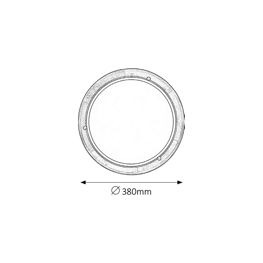 Brilagi - Lampa sufitowa ORBIS 2xE27/60W/230V, średnica 38 cm, sosna