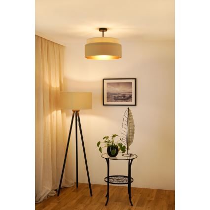 Brilagi - Plafon OREGON VEGE 1xE27/15W/230V śr. 45 cm beżowy