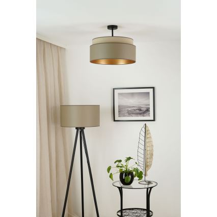 Brilagi - Plafon OREGON VEGE 1xE27/15W/230V śr. 45 cm szary