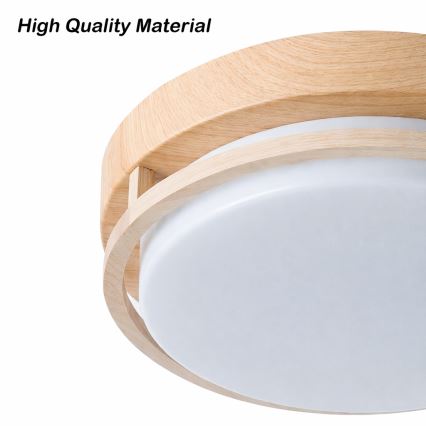 Brilagi - Lampa sufitowa ORINO 2xE27/40W/230V śr. 27 cm dekor drewna/dąb