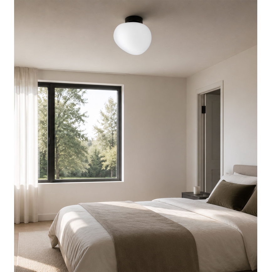 BRILAGI - Lampa sufitowa PEBBLES 1xE27/40W/230V śr. 20 cm czarna