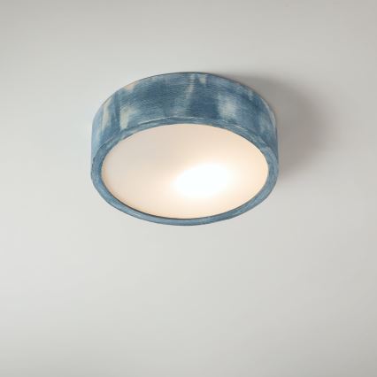 Brilagi - Lampa sufitowa PINO 1xE27/15W/230V sosna/niebieski śr. 27,5 cm