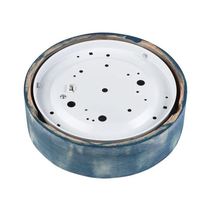 Brilagi - Lampa sufitowa PINO 1xE27/15W/230V sosna/niebieski śr. 27,5 cm