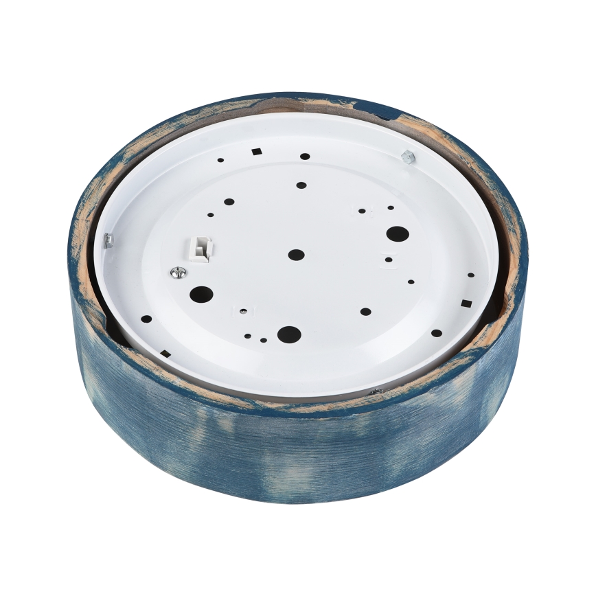 Brilagi - Lampa sufitowa PINO 1xE27/15W/230V sosna/niebieski śr. 27,5 cm