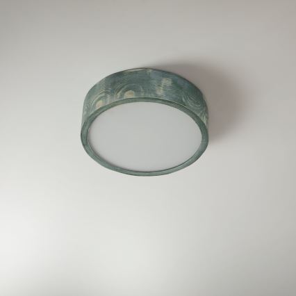 Brilagi - Lampa sufitowa PINO 1xE27/15W/230V sosna/zielony śr. 27,5 cm