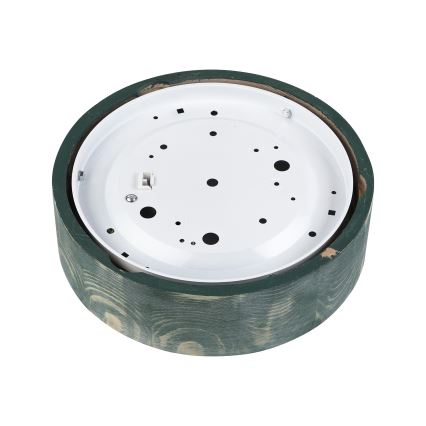 Brilagi - Lampa sufitowa PINO 1xE27/15W/230V sosna/zielony śr. 27,5 cm