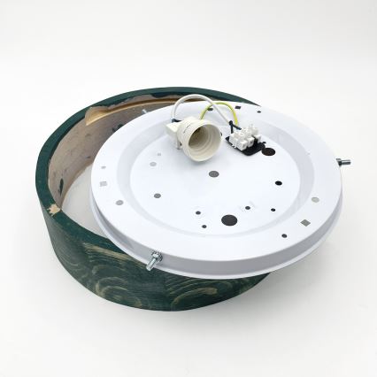 Brilagi - Lampa sufitowa PINO 1xE27/15W/230V sosna/zielony śr. 27,5 cm