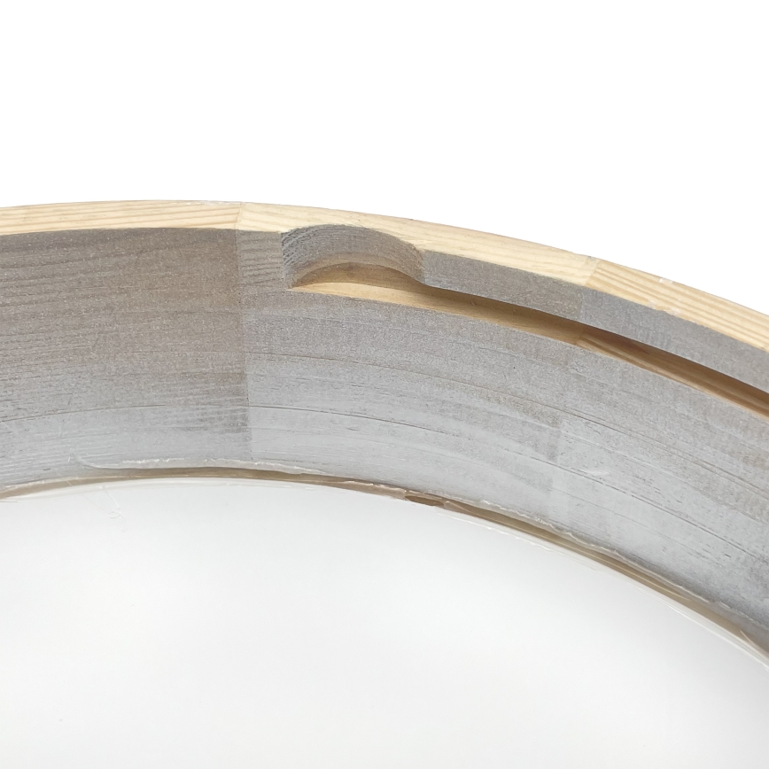 Brilagi - Lampa sufitowa PINO 2xE27/15W/230V sosna/srebrna śr. 37,5 cm